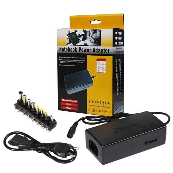 Universal Laptop Power Adapter 96W 12V To 24V محول متعدد