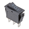 AC Rocker Switch KCD3 Switch ON/OFF/ON 3 Position 3 Pin 16A 250V مفتاح ثلاثة وضعيات أون-أوف-أون