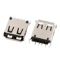 USB 2.0 Type A Female Straight Socket Connector Port 4 Pin مدخل يو إس بي