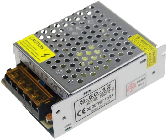 Power Supply 12V 5A بور سبلاي معدني