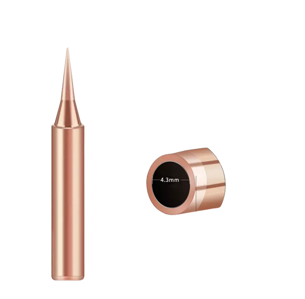 Soldering Tip 900M-I Full Copper رأس كاوية يبرا نحاس صافي