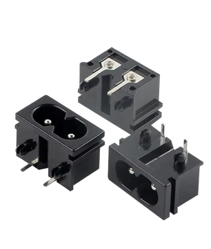 AC Power Socket 2Pin Plug-in Connector AC-019 مدخل باور