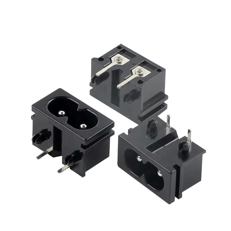 AC Power Socket 2Pin Plug-in Connector AC-019 مدخل باور