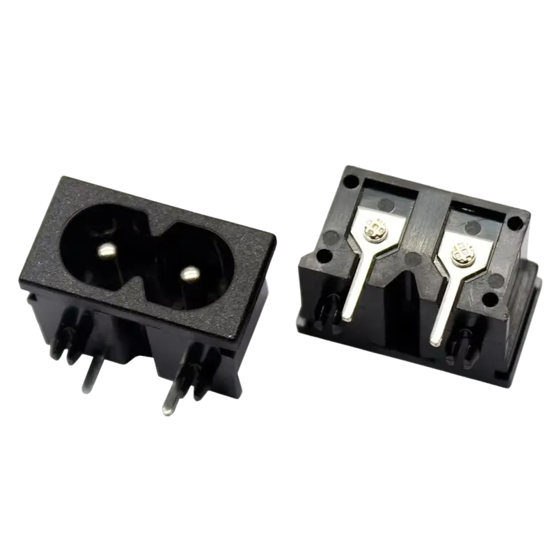 AC Power Socket 2Pin Plug-in Connector AC-019 مدخل باور