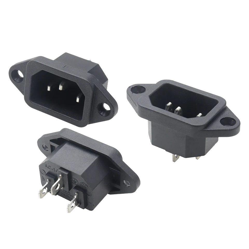 IEC320 AC Power Socket 250V 10A 3Pin مدخل باور كوشة