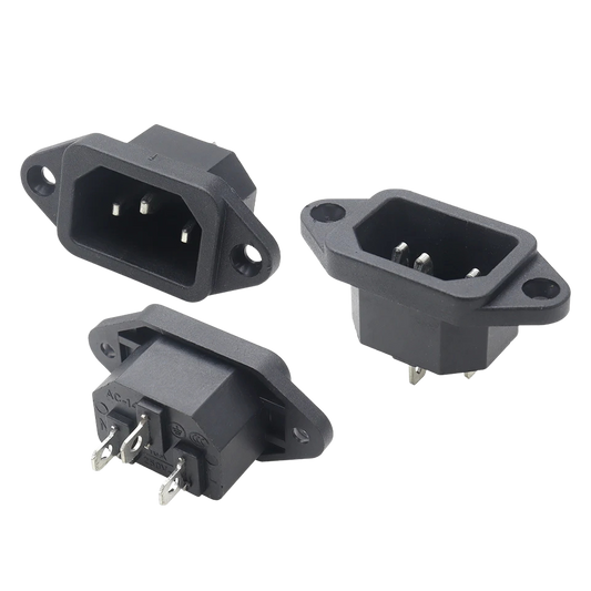 IEC320 AC Power Socket 250V 10A 3Pin مدخل باور كوشة