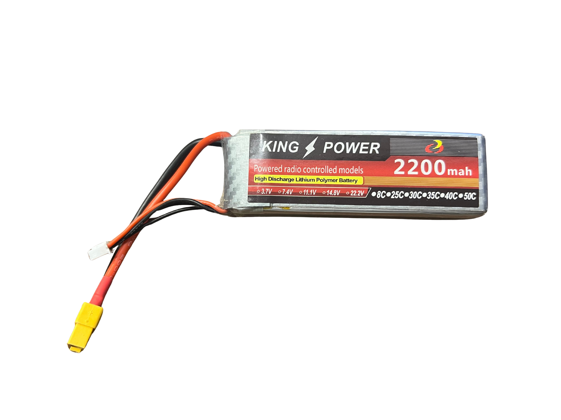 King Power 3S 11.1V 2200mAh 30C LIPO Battery