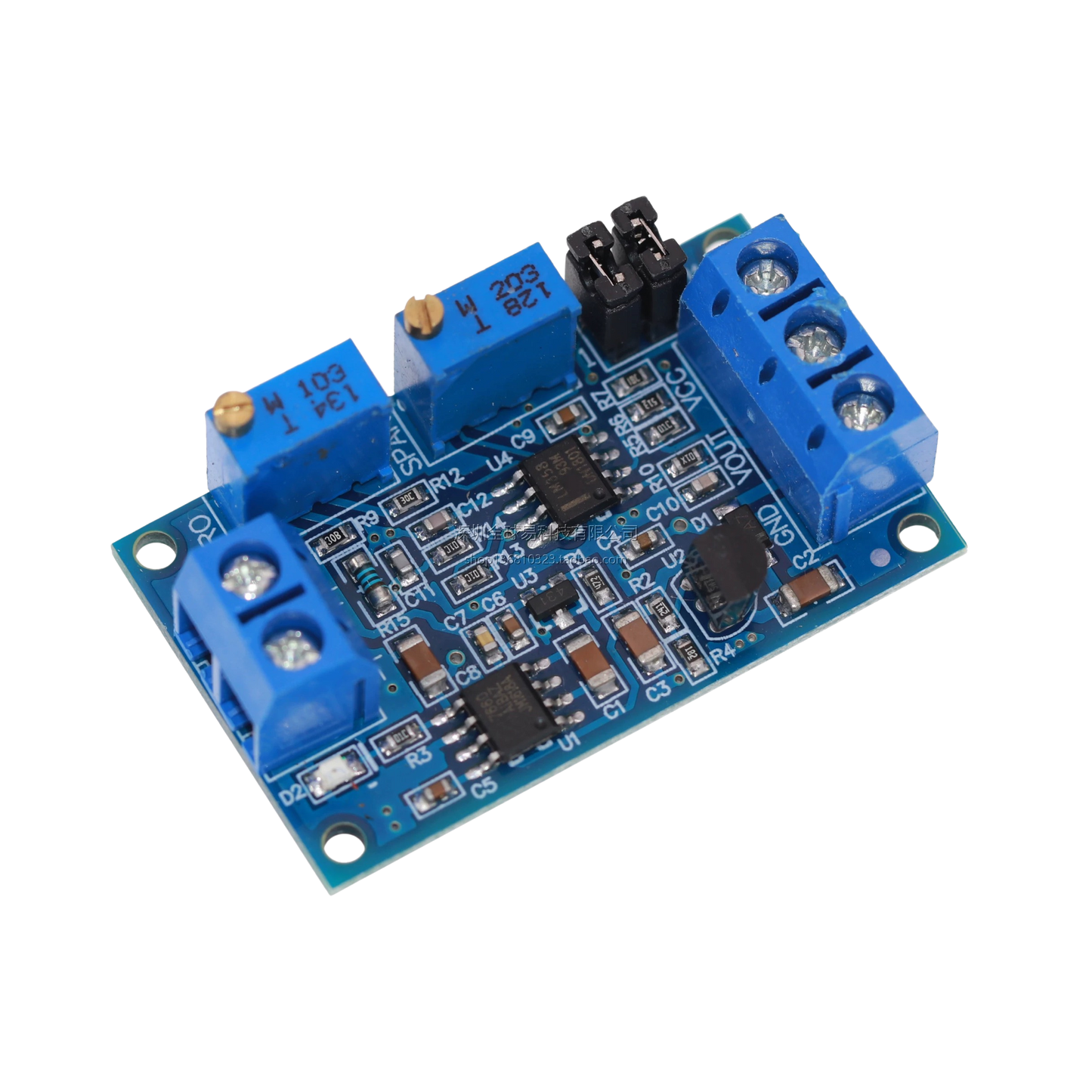 Current to Voltage Module 4-20mA/0-20mA to 0-3.3V/0-5V/0-10V Signal Conversion Module محول تيار الى جهد
