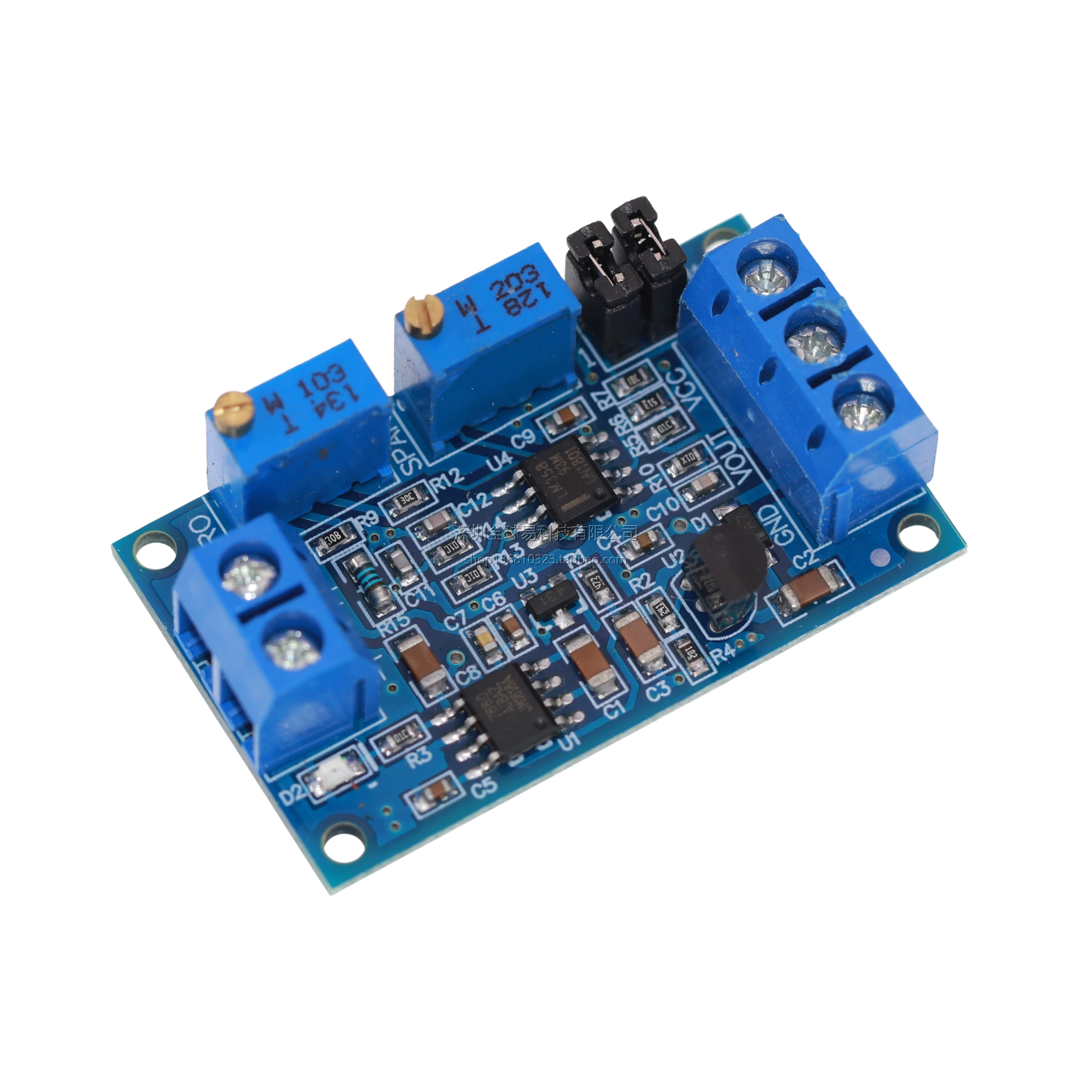 Current to Voltage Module 4-20mA/0-20mA to 0-3.3V/0-5V/0-10V Signal Conversion Module