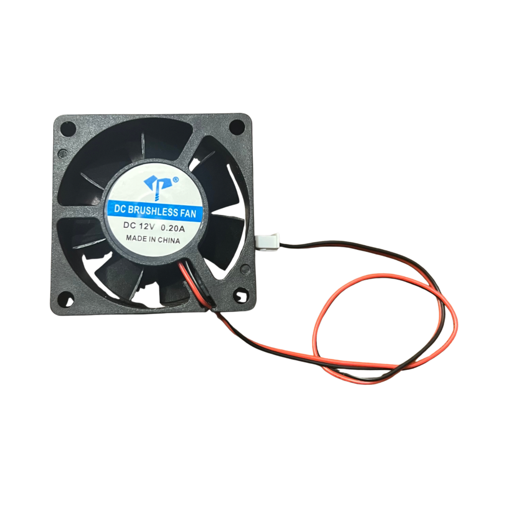 12V 0.2A 6020 Cooling Fan 60x20mm مروحة تبريد