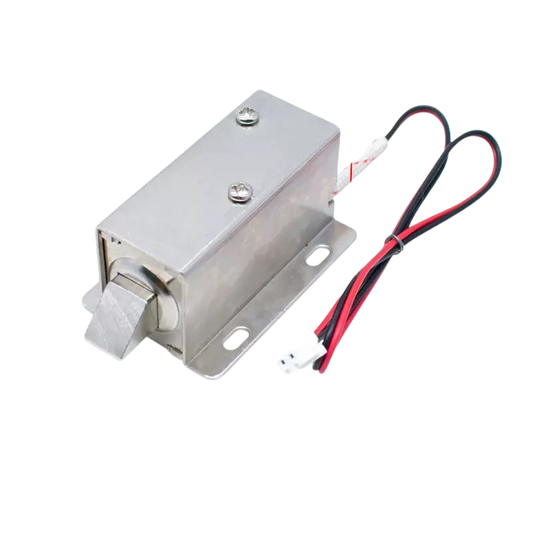 DC 12V 0.6A Electromagnetic Solenoid Lock 54mm قفل كهرومغناطيسي كبير