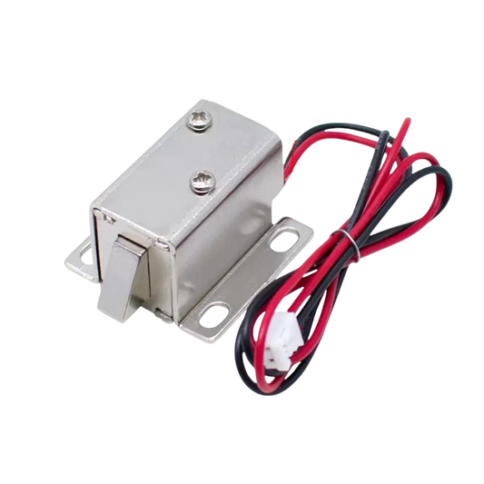 DC 12V 2A Electromagnetic Solenoid Lock 27mm قفل كهرومغناطيسي متوسط