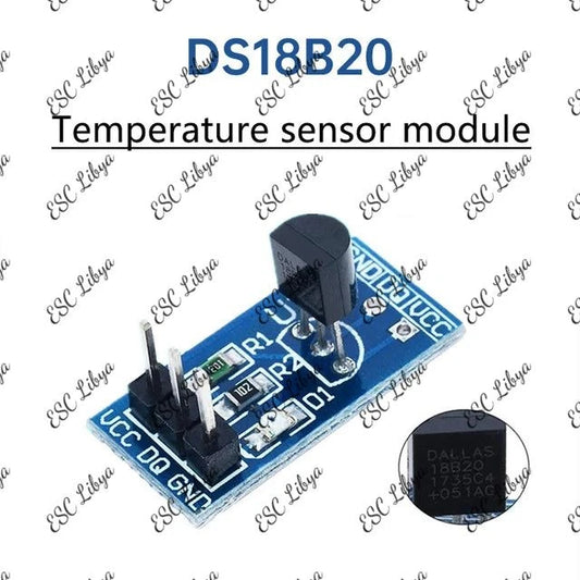 DS18B20 Digital temperature sensor module حساس حرارة ديجيتال