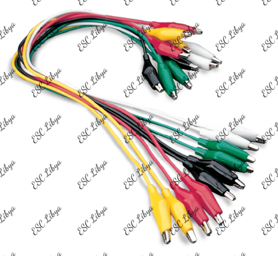 Alligator clips wires خيوط تمساح