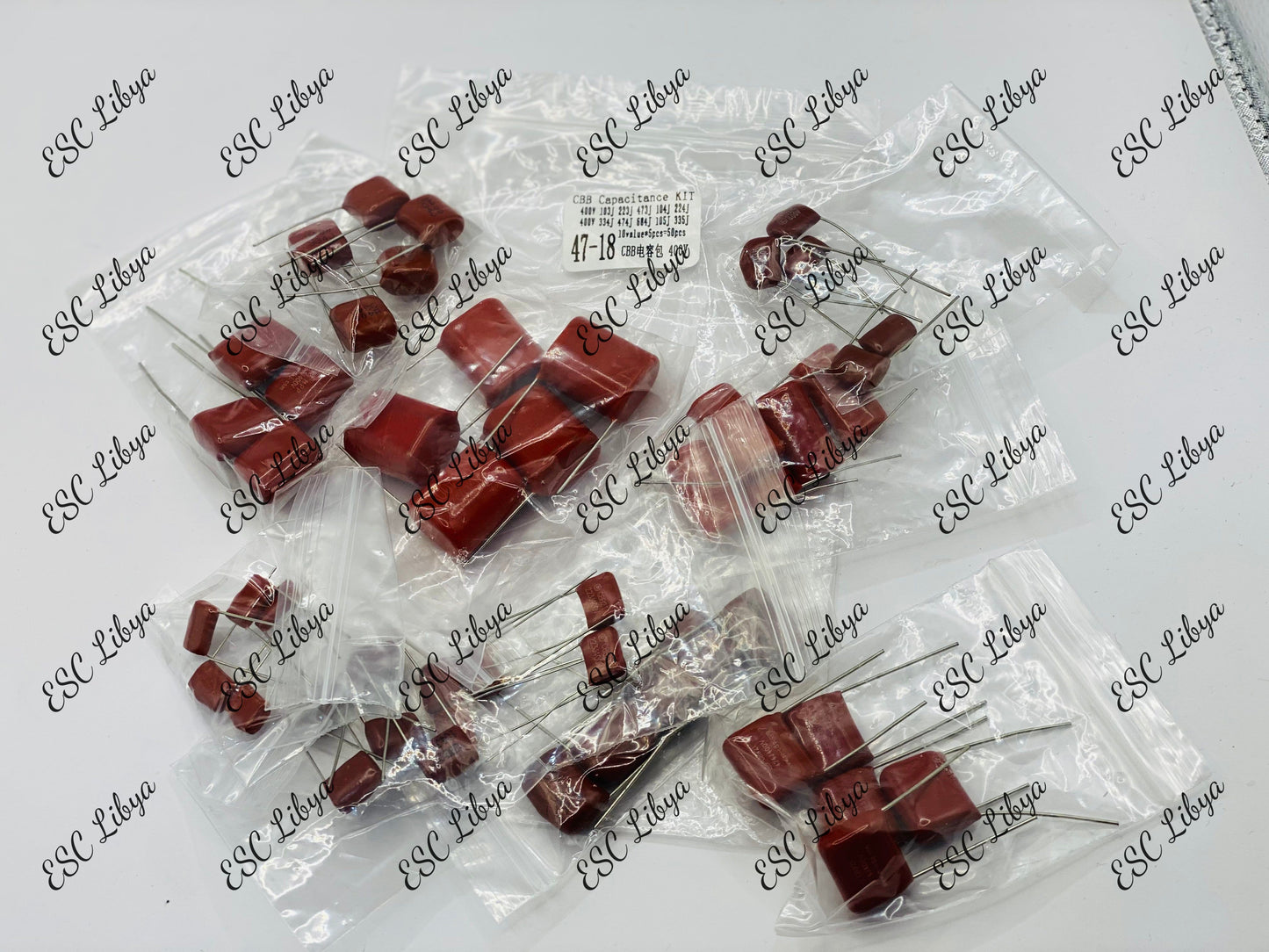 Ceramic Capacitors 50pcs kit كت مكثفات سيراميكي