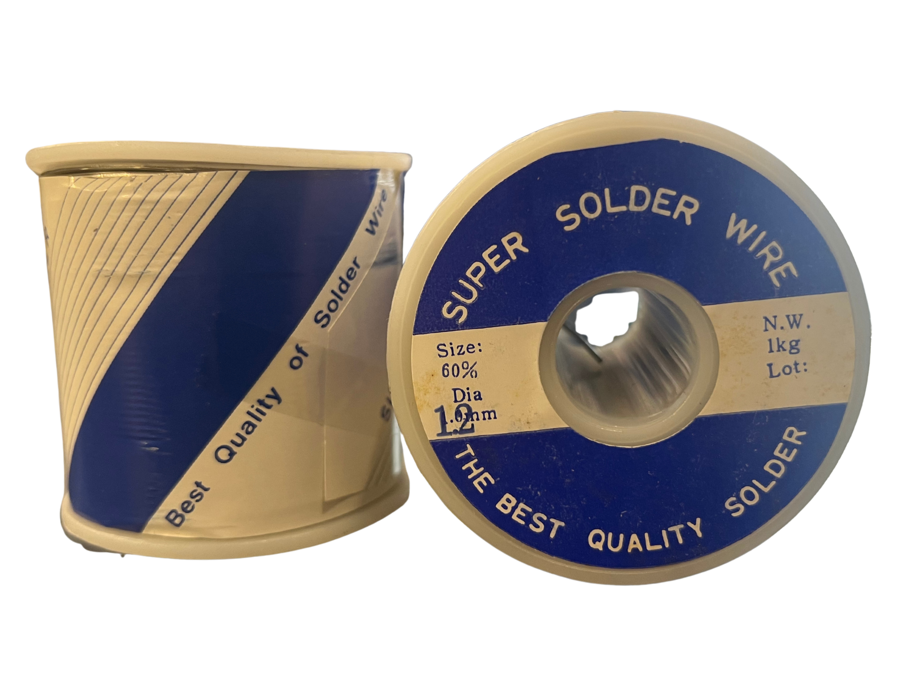 Super Flux Korean Solder Wire 1KG 1.2mm 2% Flux 63/37 قصدير كوري 1 كيلو أصلي