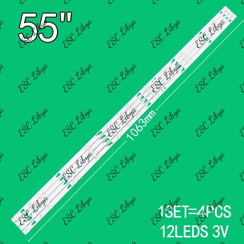 مسطرة 55 بوصة 12 ليد 6V