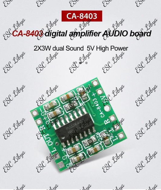 CA-8403 5V Audio Amplifier 2X3W مكبر صوت