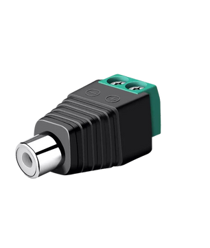 RCA Solder-Free Plug AV Audio Terminal Connector Male/Female