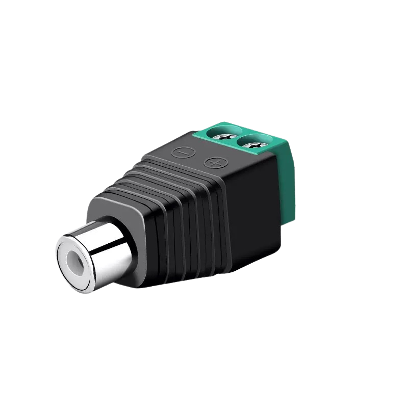 RCA Solder-Free Plug AV Audio Terminal Connector Male/Female