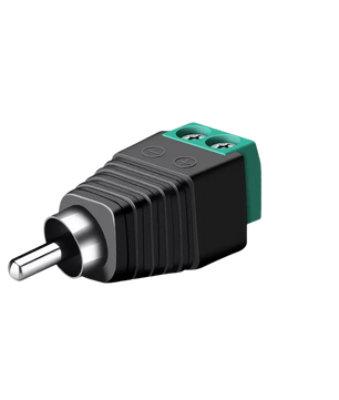 RCA Solder-Free Plug AV Audio Terminal Connector Male/Female