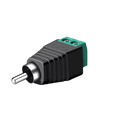 RCA Solder-Free Plug AV Audio Terminal Connector Male/Female