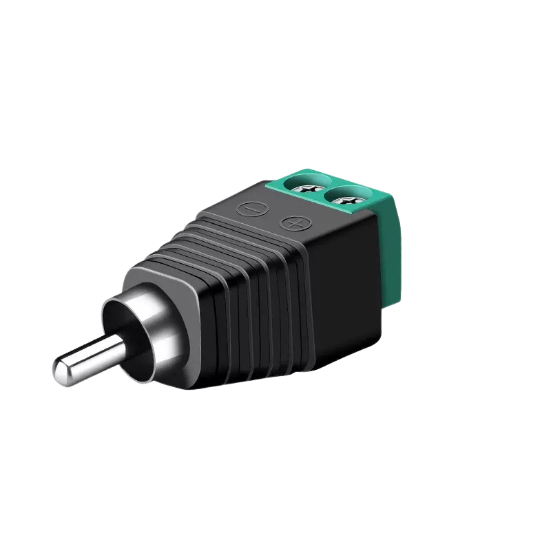 RCA Solder-Free Plug AV Audio Terminal Connector Male/Female