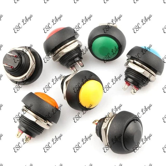 Push Button 12V 1A 12Mm بش بطم