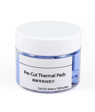 Pre-Cut Thermal Pads 12x12x1.5mm 100pcs باد حراري