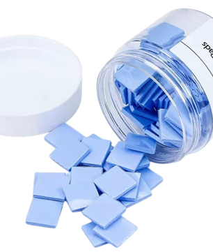 Pre-Cut Thermal Pads 12x12x1.5mm 100pcs باد حراري
