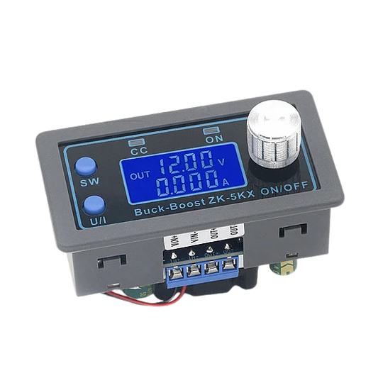 ZK-5KX DC 0.6V-36V 5A 80W Adjustable Buck Boost Power Supply Module رافع و خافض جهد
