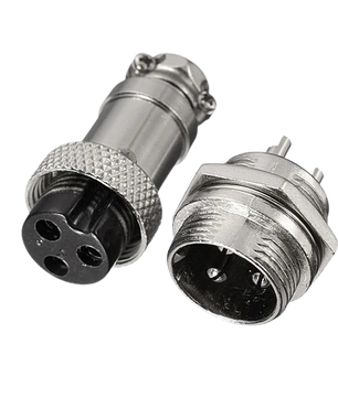 GX16 2/3/4/5/6/8PIN Circular Aviation Metal Connector فيشة حديد