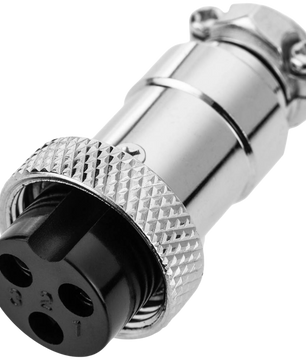 GX16 2/3/4/5/6/8PIN Circular Aviation Metal Connector فيشة حديد