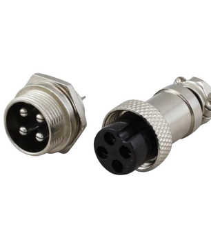 GX16 2/3/4/5/6/8PIN Circular Aviation Metal Connector فيشة حديد