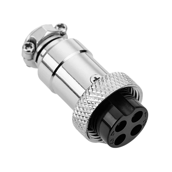 GX16 2/3/4/5/6/8PIN Circular Aviation Metal Connector فيشة حديد