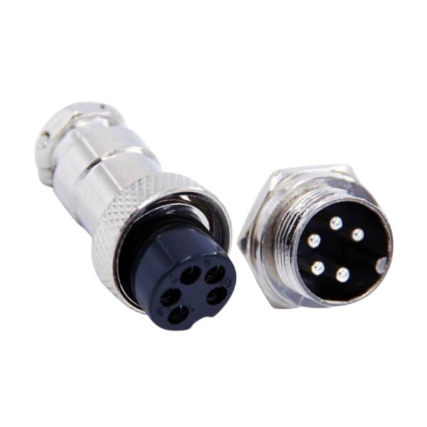 GX16 2/3/4/5/6/8PIN Circular Aviation Metal Connector فيشة حديد