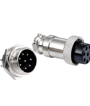 GX16 2/3/4/5/6/8PIN Circular Aviation Metal Connector فيشة حديد