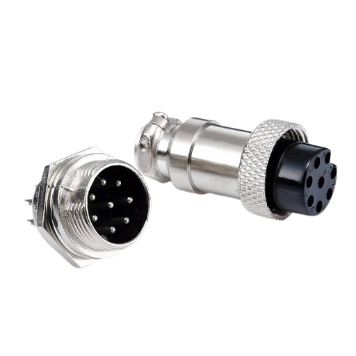 GX16 2/3/4/5/6/8PIN Circular Aviation Metal Connector فيشة حديد