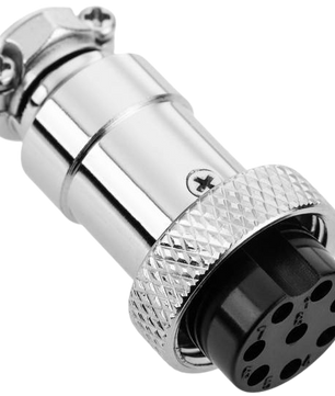 GX16 2/3/4/5/6/8PIN Circular Aviation Metal Connector فيشة حديد