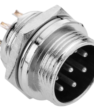 GX16 2/3/4/5/6/8PIN Circular Aviation Metal Connector فيشة حديد