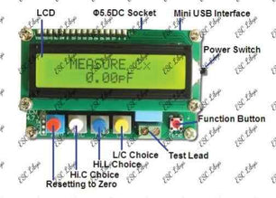 LC100-A Digital LCD High inductance and Capacitance Meter مقياس ملفات و مكثفات عالي