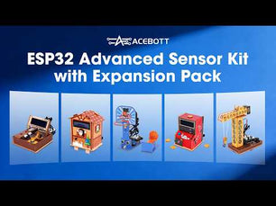 ACEBOTT ESP32 Advanced Electronic Sensor Project Learning Kit (26-in-1) QE202 + QE203