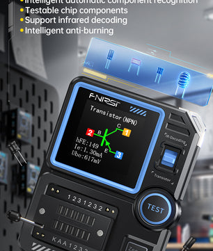 FNIRSI® LCR-P1 Multifunction Transistor Capacitor Tester