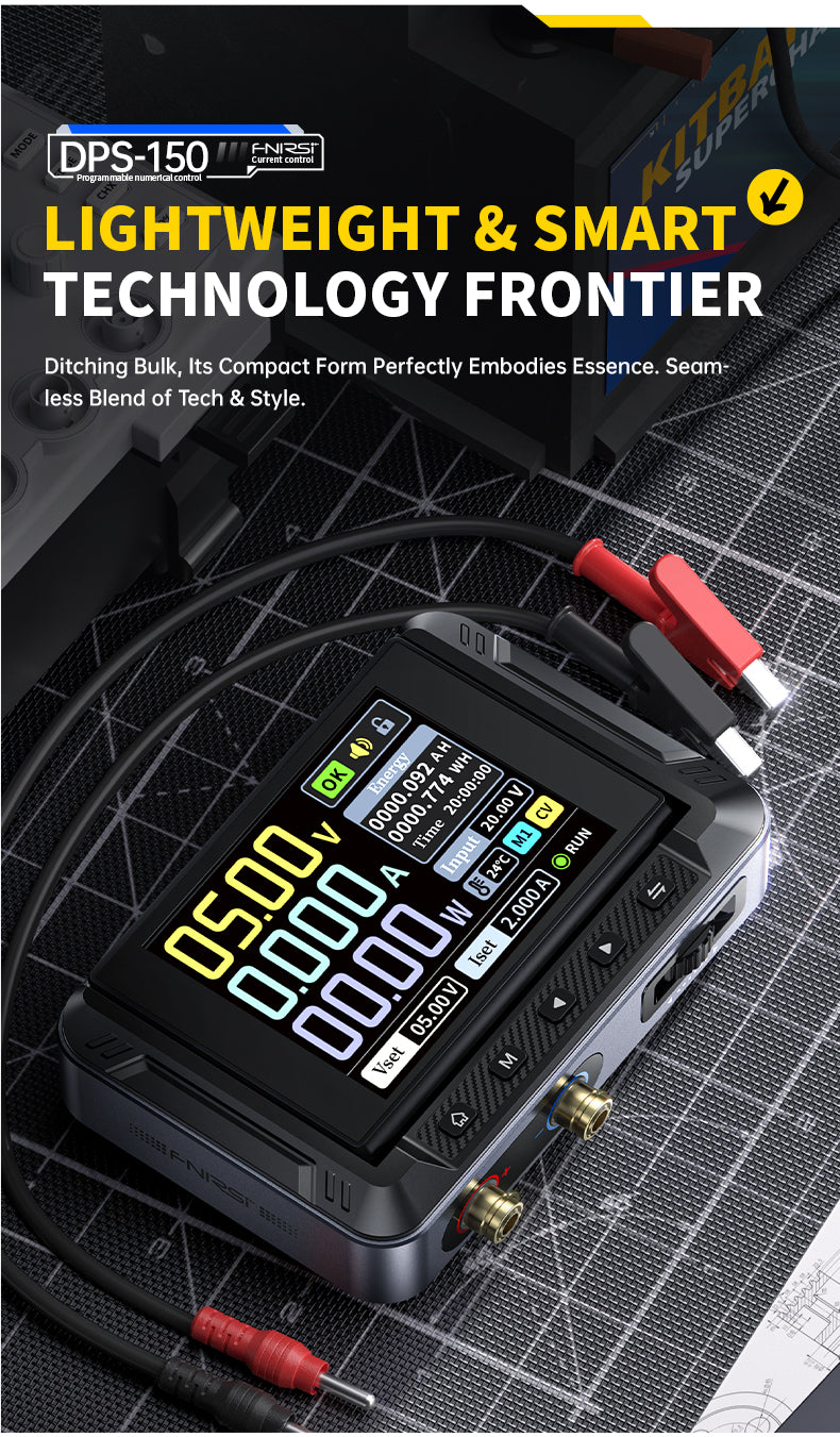 FNIRSI® DPS-150 30V 5A Programmable Mini Portable DC Power Supply