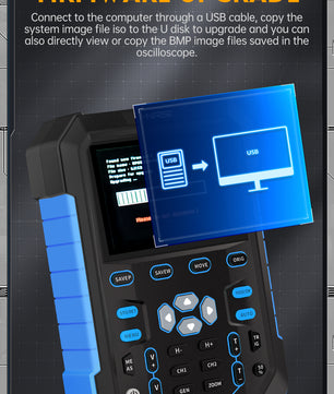 FNIRSI® DPOX180H 2 Channel 180MHZ 2-IN-1 Digial Phosphor Oscilloscope & Function Generator