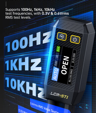 FNIRSI® LCR-ST1 Mini Smart Digital Tweezer LCR SMD ESR Tester ملقاط قياس ديجيتال