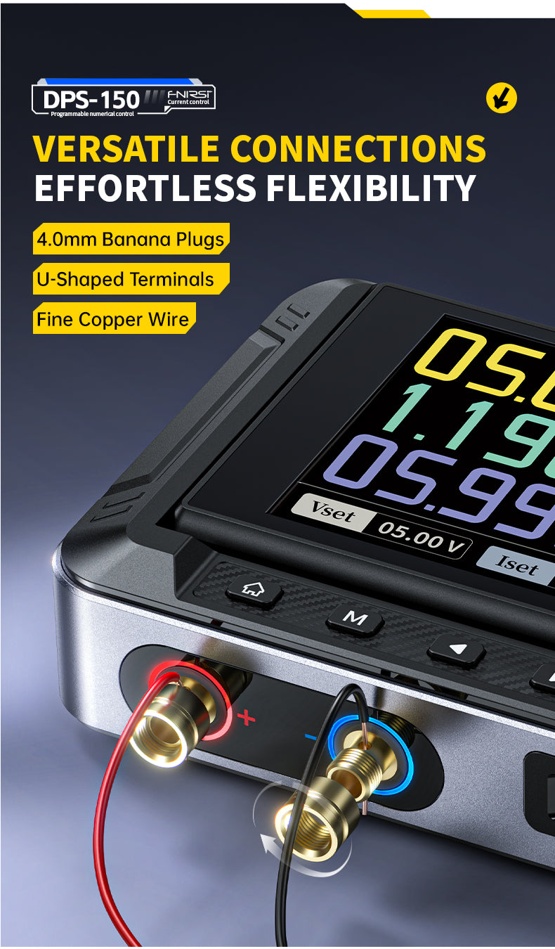 FNIRSI® DPS-150 30V 5A Programmable Mini Portable DC Power Supply