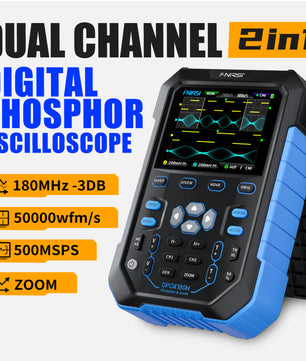 FNIRSI® DPOX180H 2 Channel 180MHZ 2-IN-1 Digial Phosphor Oscilloscope & Function Generator