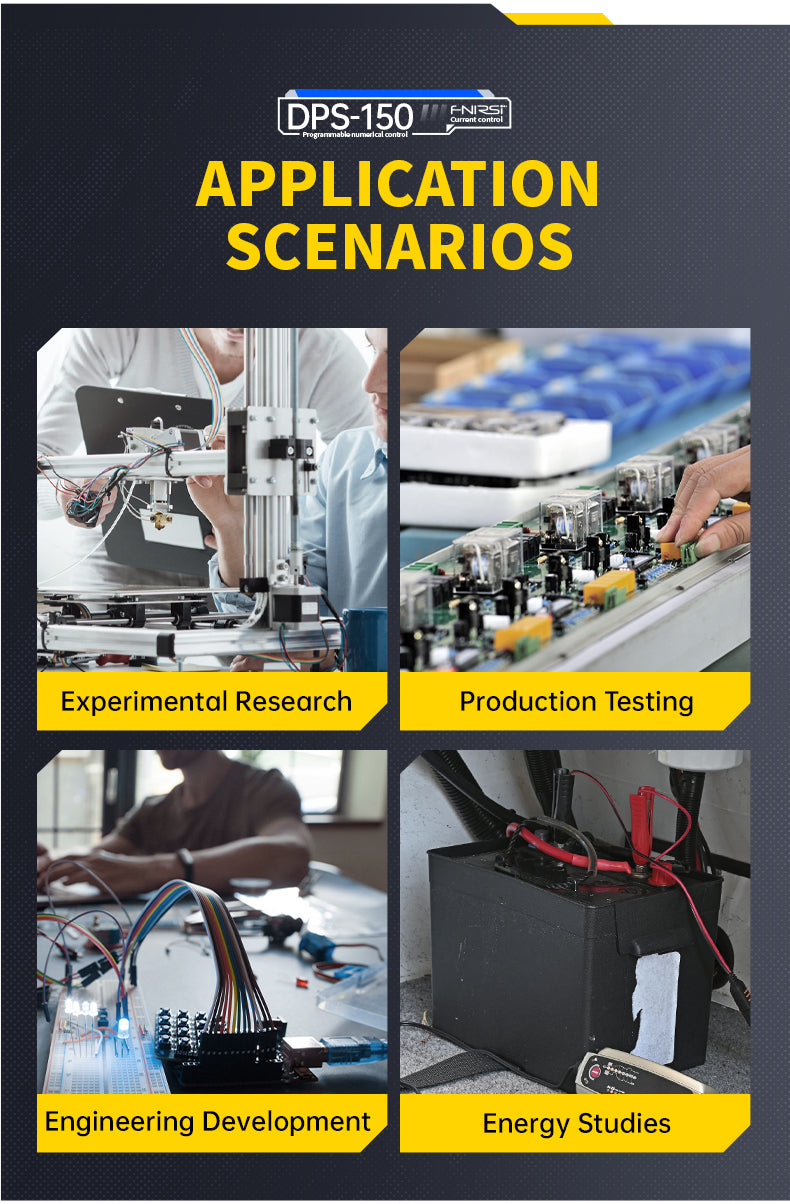 FNIRSI® DPS-150 30V 5A Programmable Mini Portable DC Power Supply