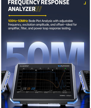 FNIRSI® DPOS350P 4-IN-1 350MHz 1GSPS Touch Screen Tablet Oscilloscope Signal Generator Spectrum Analyzer Frequency Response Analyzer